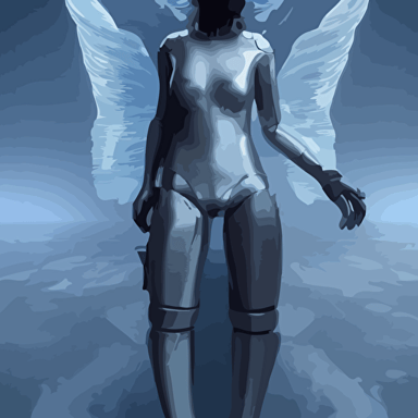 beautiful body shot render female angel light transparent futuristic glass armour rifle closed helmet clouds hyper realistic hyper detailed octane render cloudpunk johannes voss dynamic lightning sharp focus flight huge wings wings glass volumetric realistic 3d render realistic render cinematic lighting volumetric lighting atmospheric cinematic unreal engine unreal engine render octane render hd photorealism hyper realistic photo 8 k trending artstation concept art