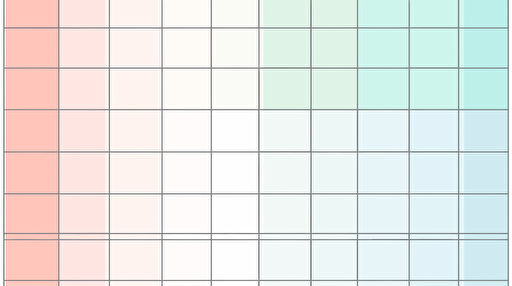 flat design grid, vector art, minimalist, white background