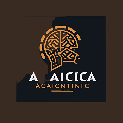 Professional Logo for AI Consulting firm. vector