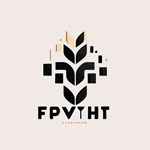 IT logo, simple logo, simple, vector style, simple shapes, grow up, groove up it, delicate, modern, solid white background, flat colors and shapes, programming logo, computer