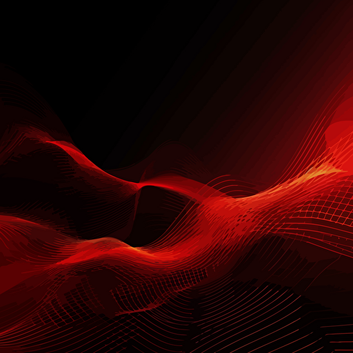 curves flow motion bachground, red, vector