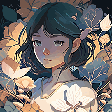 Chapter 1: The Orphan Girl Who Changed Everything Meet Luna, a young orphan girl who feels lost and alone in the world. Little does she know that her life is about to change forever in ways she never imagined. Clear, detailed face. Clean Cel shaded vector art by lois van baarle, artgerm, Helen huang, by makoto shinkai and ilya kuvshinov, rossdraws, illustration.