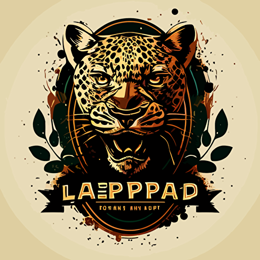 leapord vector logo