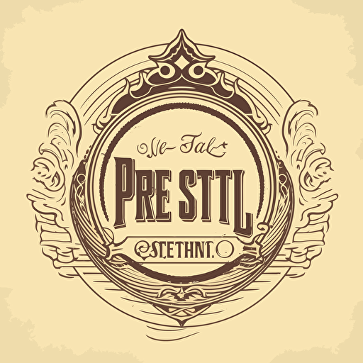 a logo vectoriel, modern style, that said: "The past is behind You"