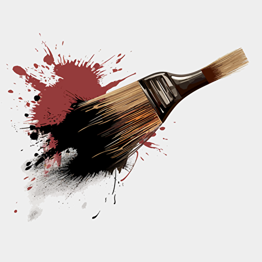 brush element, vector illustration style.