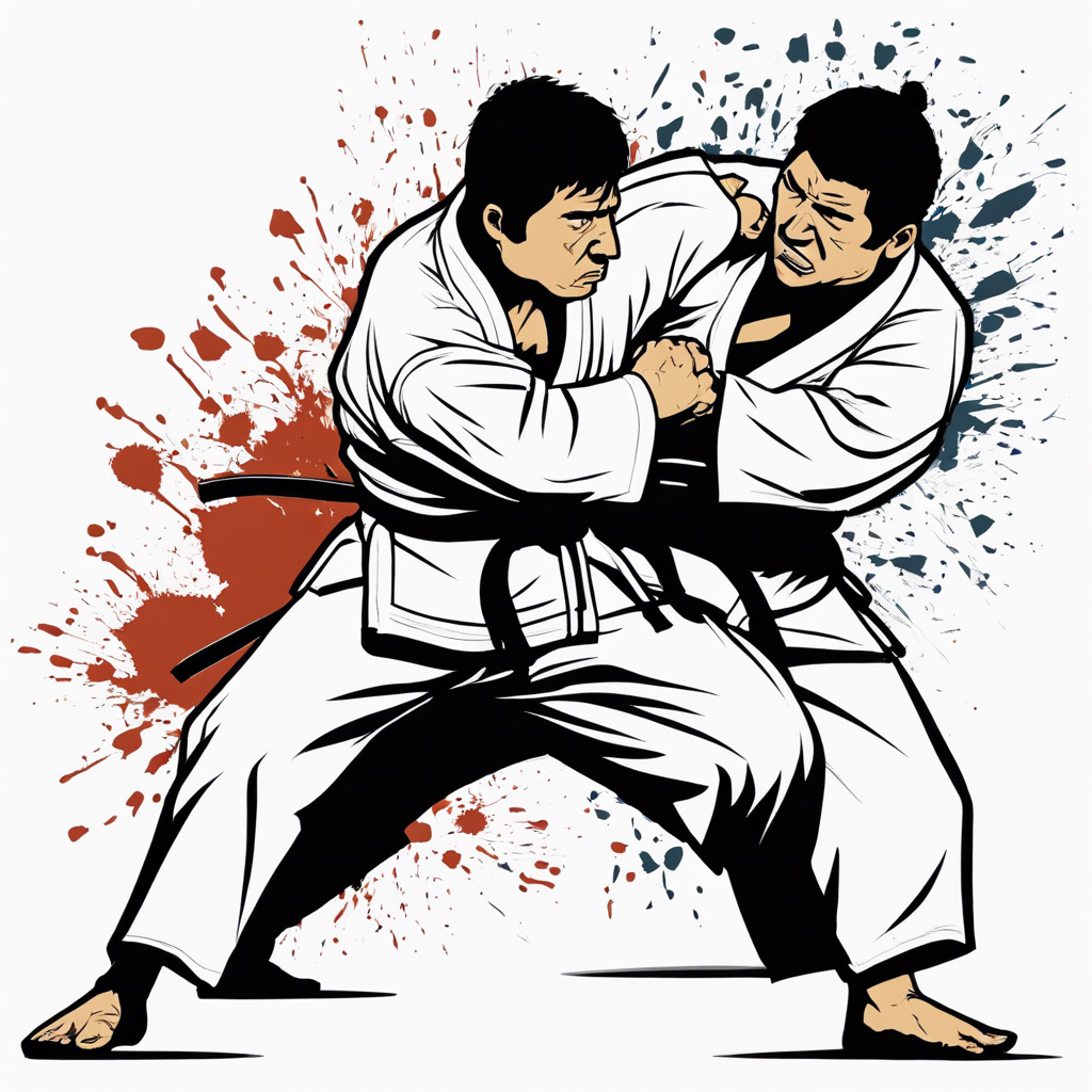 a judo fight