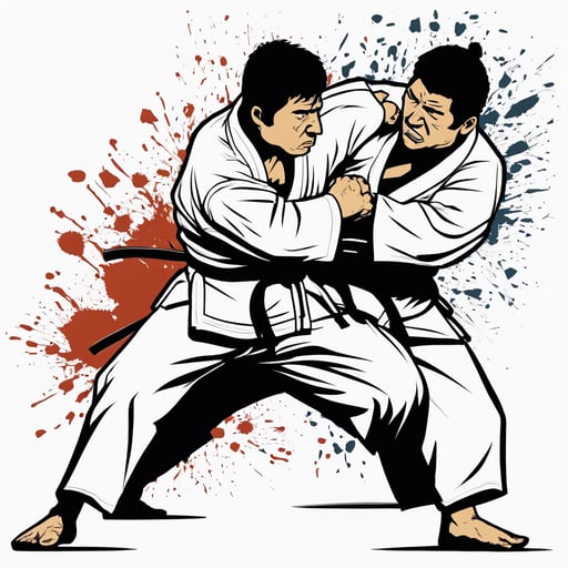 a judo fight
