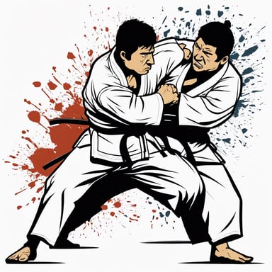 a judo fight