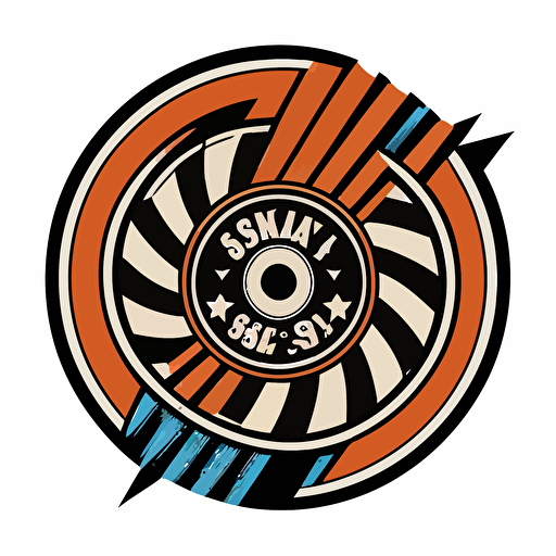 vector style logo based on the Two-Tone records ska logo