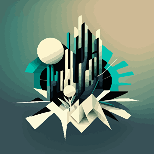 minimal Neo-Precisionism vector