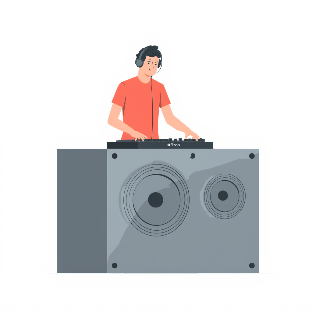 a dj playing music