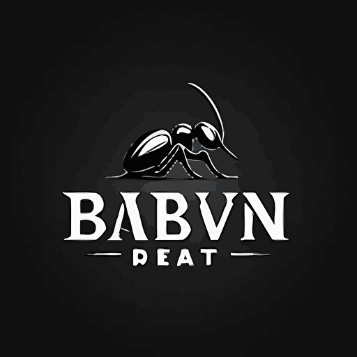 simple brand logo, letter ANT, logo, vector logo, vector design, logo design, design ideas, black and white, classic cool design, company