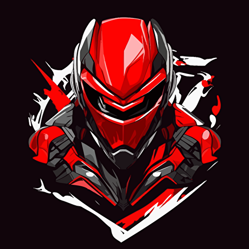 logo para tiende de refacciones de moto, vector, simple, colores rojo, negro. que inlcuya la silueta de uyn caso y una moto integrados de manera atractiva y abstracta