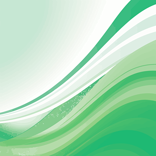 a clean vector art background, two clolors white and green