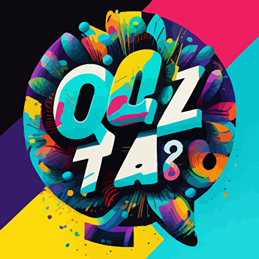logo for a tik tok account speak about AI, vector, Pop Art, text –q 2