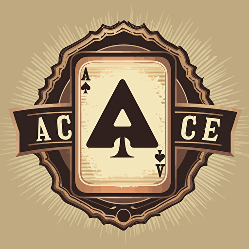 logo ace, vector, 2d