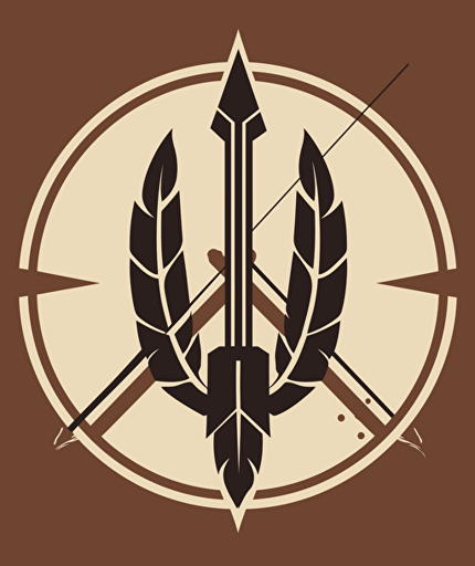 scout sign for logo deisgn, illustration, no letters, flat vector