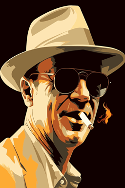 jack nicholson in movie 'chinatown' movie poster, vector,
