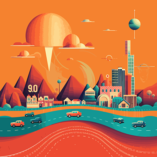 vector, roadmap, decade wise, 1960 to 2020