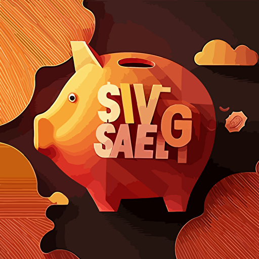 save money, Vector illustration,