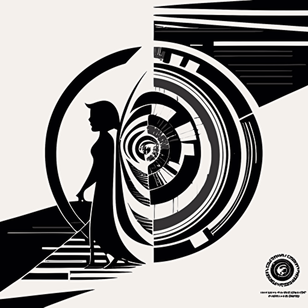 Logo ,LogoArchive, B&W, CULTURAL, vector, simple, intercultural, from the 1960s themes, modern