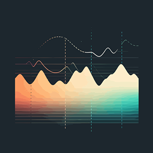 create a simple vector-style logo with sounds waveforms