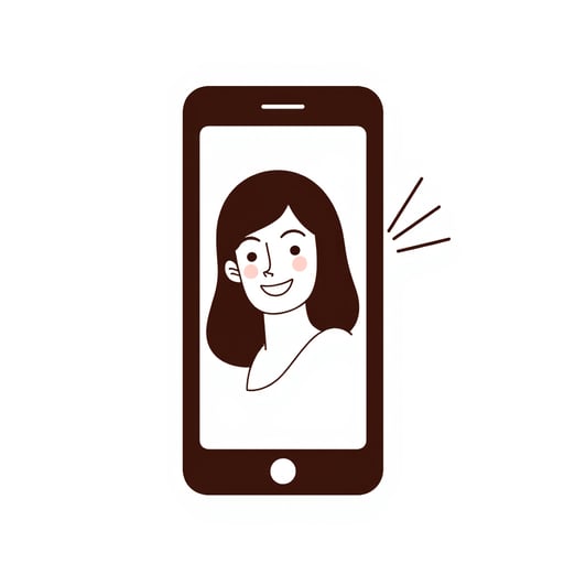 a woman inside a mobile 