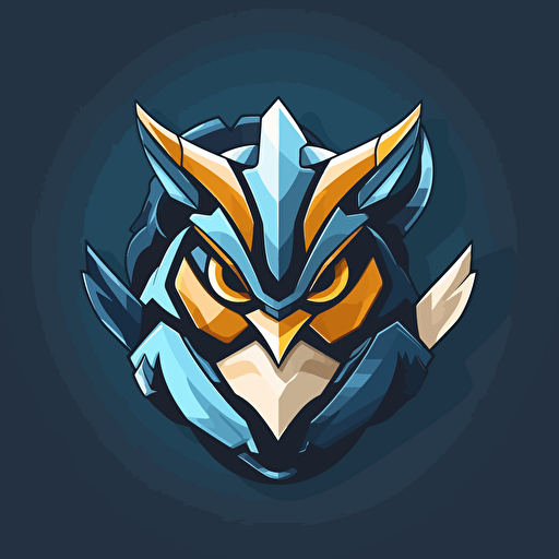 logo, Empoleon Pokémon, vector style