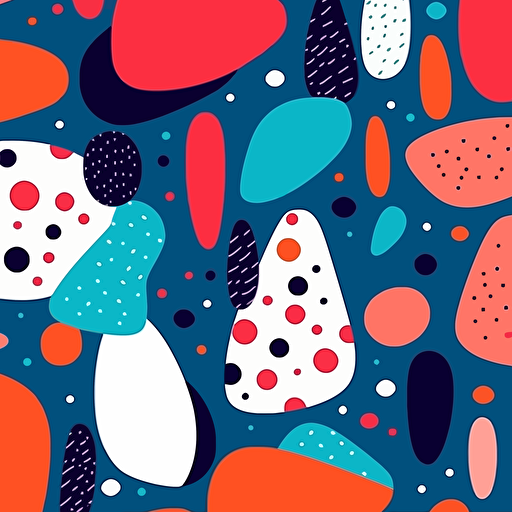 Abstract fun color pattern cartoon texture for doodle geometric background, Vector trend shape, fun colours,