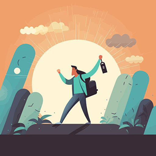 illustrate the idea bad credit in the style of Kendrick Kidd. vector, textured, simple, metaphorical,