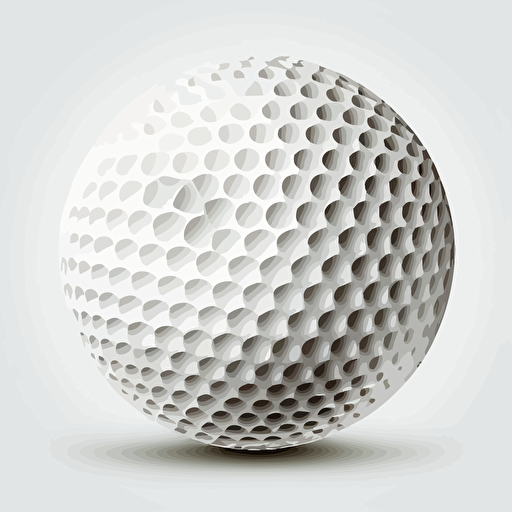 simple vector golf ball