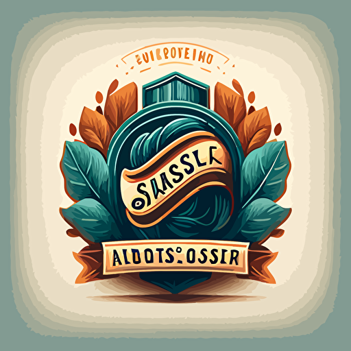 art school logo, dribbble, award winning, vector