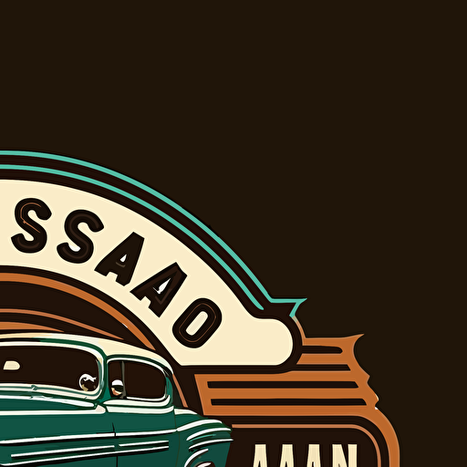 classic auto shop vector logo