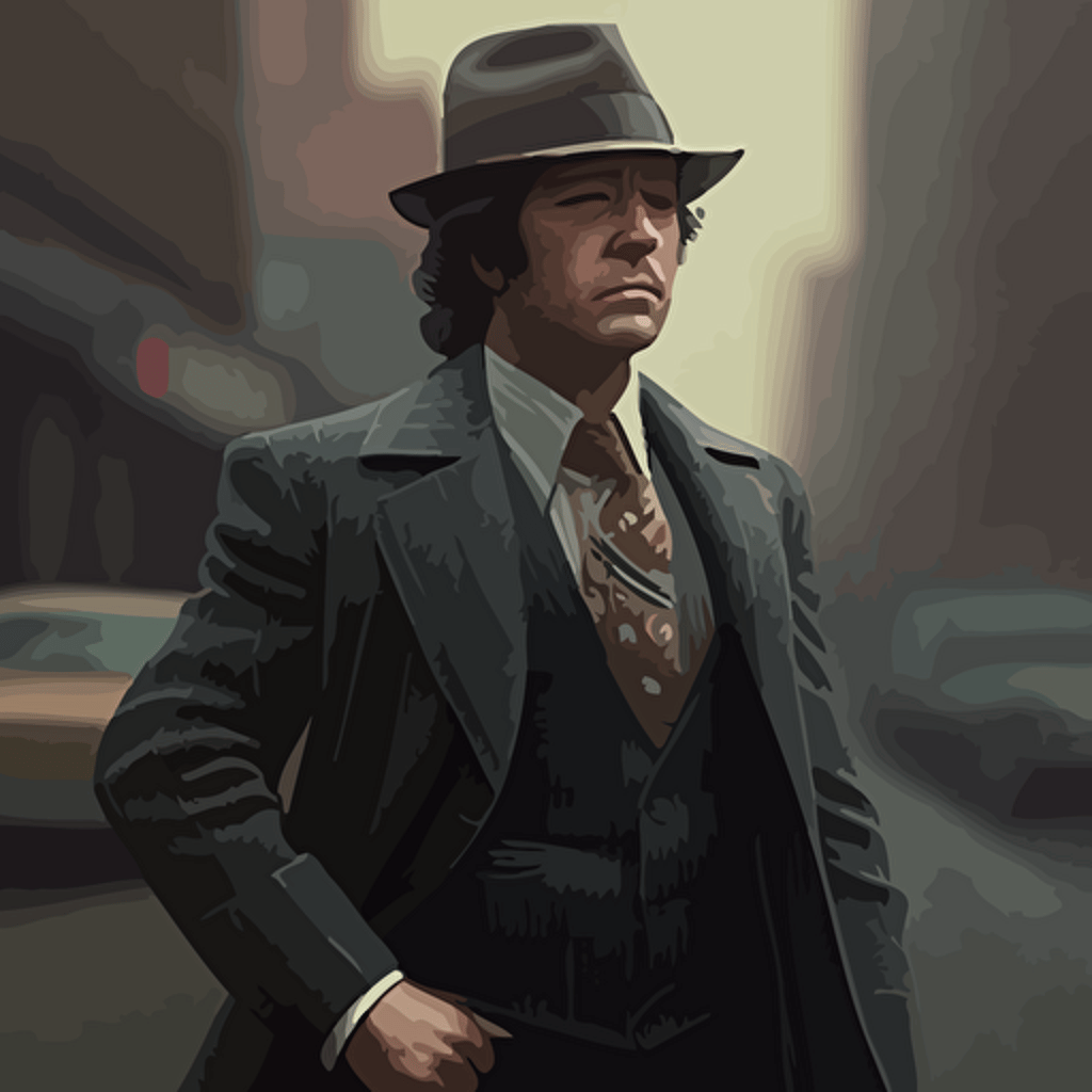 a new york 70s gangster