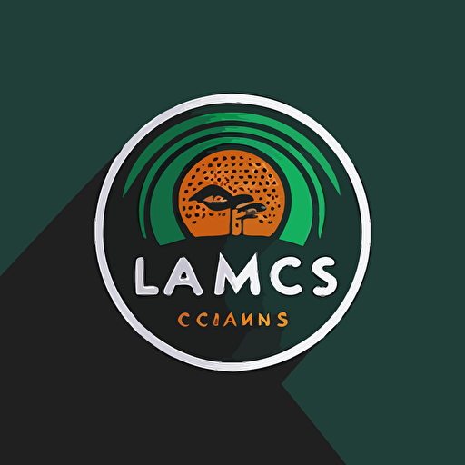 simple minimalistic logo for a golf company named JAMS, bicolor, vector