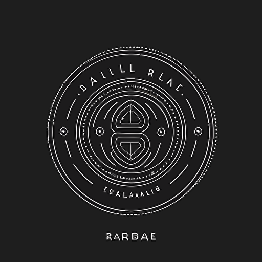 a stablecoin logo, flat, line, vector, simple, minimalistic