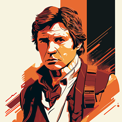 han solo, vector art