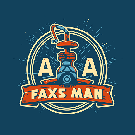 a vector logo for a pressure-washing company in south florida named AJAX