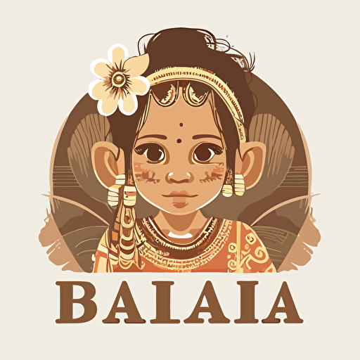 bali indonesia cute cultural vector