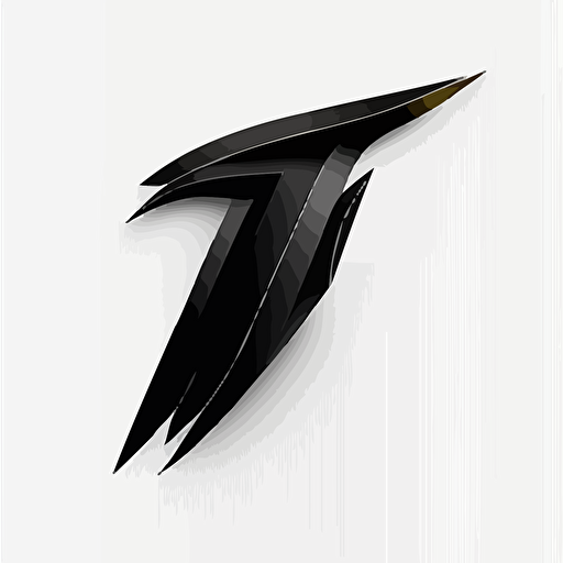 collar logo, black, angle, vector clipart, low details, no shadow, minimalistic, looks like letter T