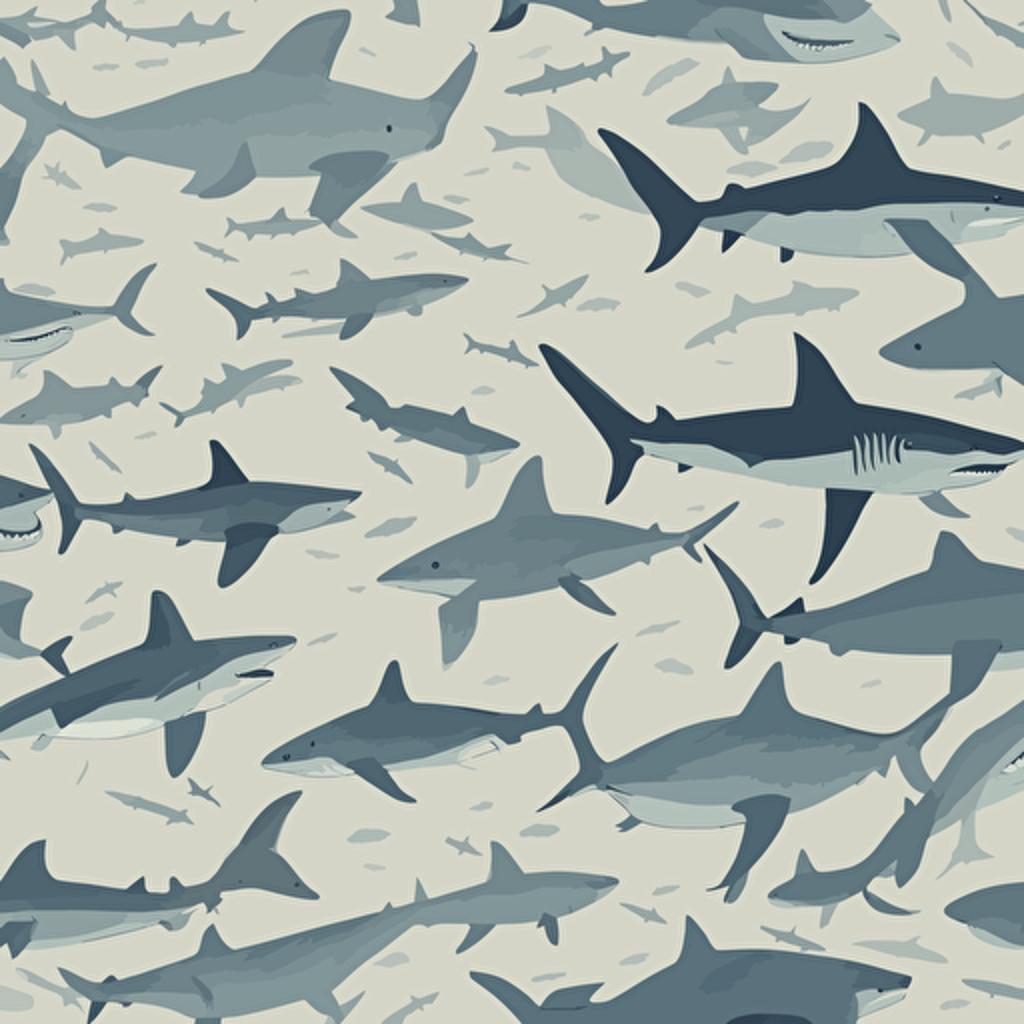 a sea full of sharks
