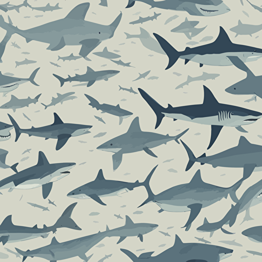 a sea full of sharks