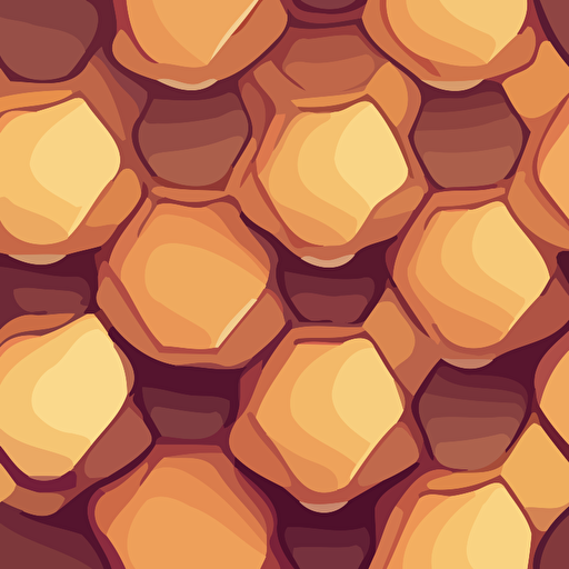 vector illustration 2d honeycomb texture zoomed out
