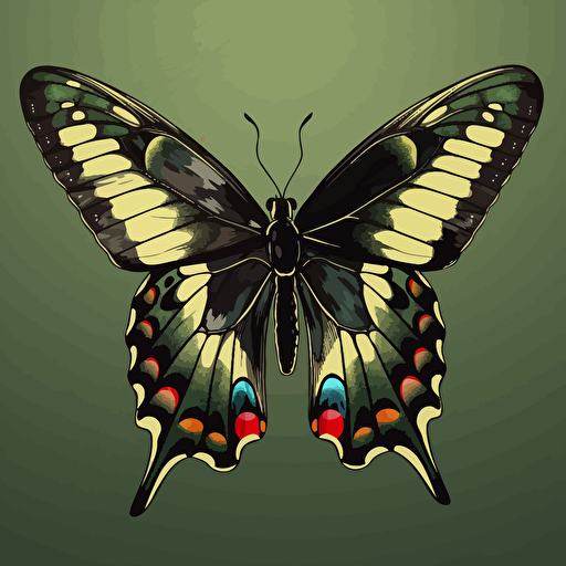 Papilio polytes vector design