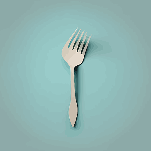 disposable fork stock photos and vectors, light grey background, cartoon