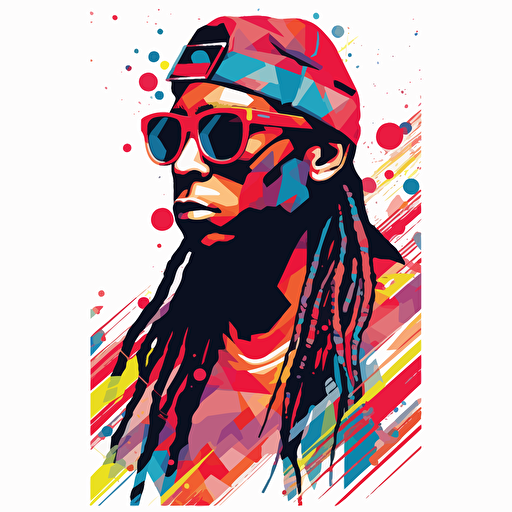 lil wayne absract design vector