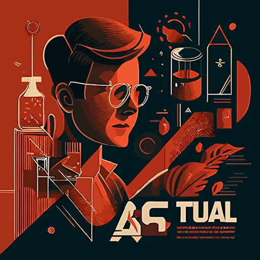 vector style. 40% research and development, 60% production.