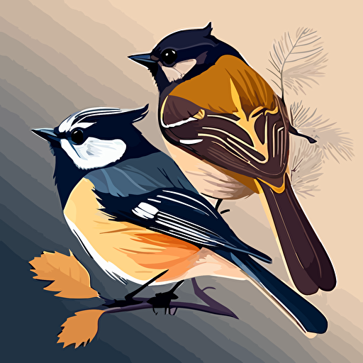 birds vector art