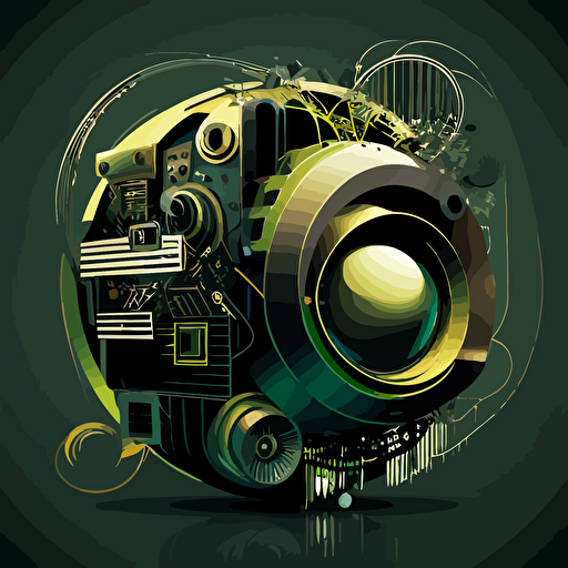 techno design vector