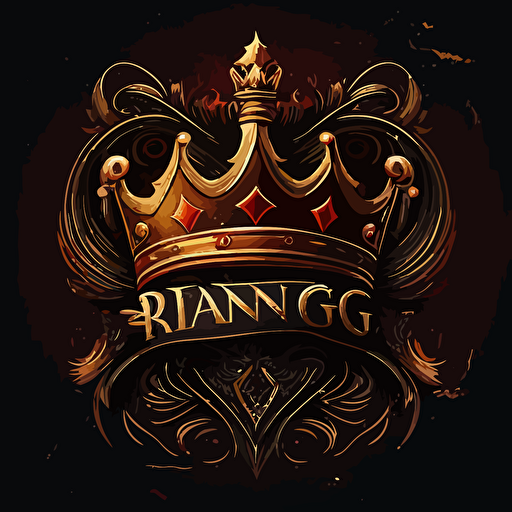 vector logo king’s crown